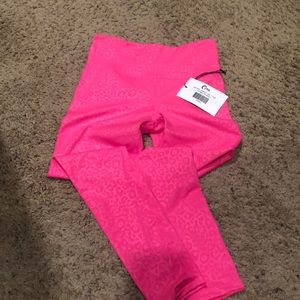 Leopard print leggings